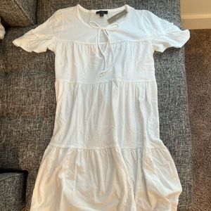 NWT J Crew white dress. Great beach or pool cover up.